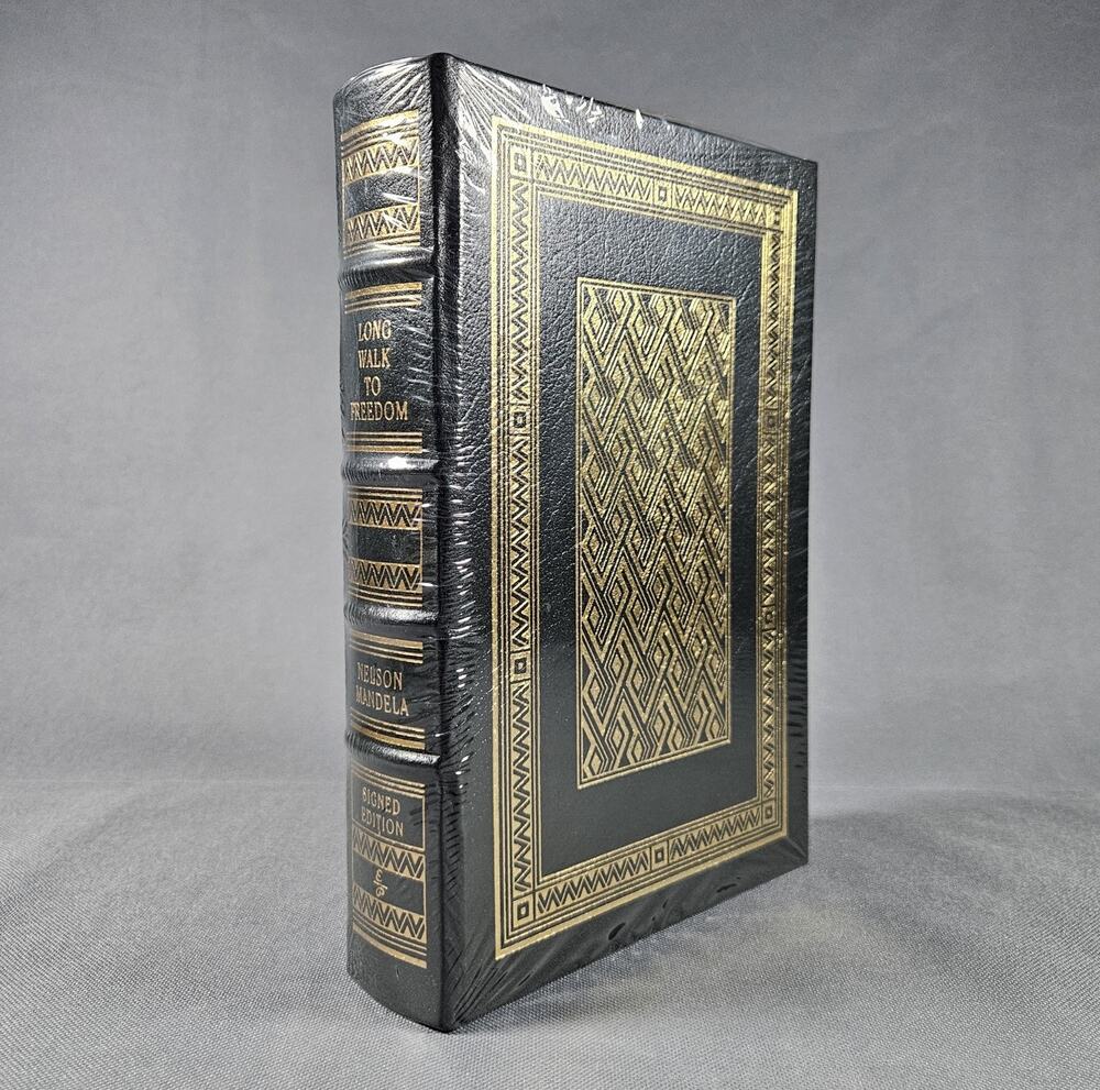 Easton Press Long Walk to Freedom Nelson Mandela Signed Sealed 1994 Leather Book